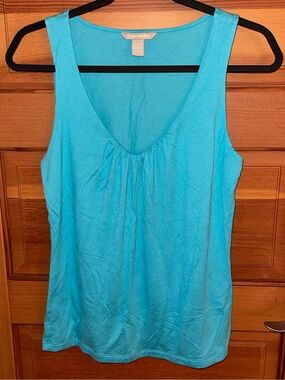 CLOSET CLOSEOUT SALE - Banana Republic Turquoise Scoop Neck Tank